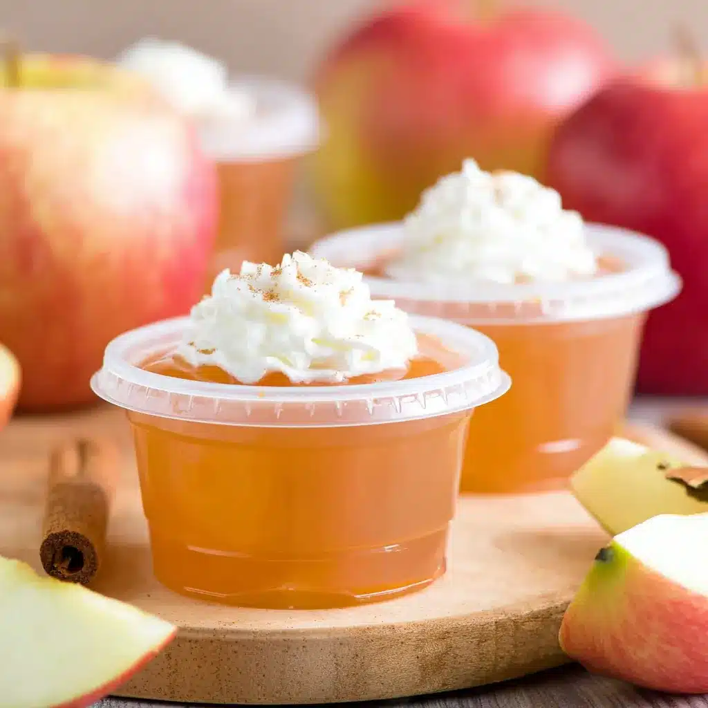 Apple Pie Jello Shots