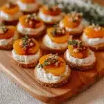 Apricot and Goat Cheese Appetizers