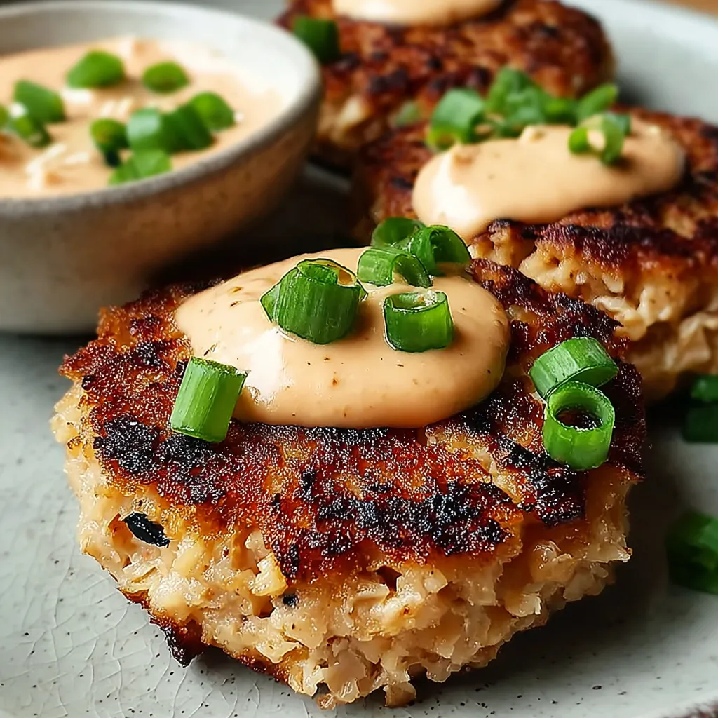 Asian Tuna Cakes with Spicy Mayo