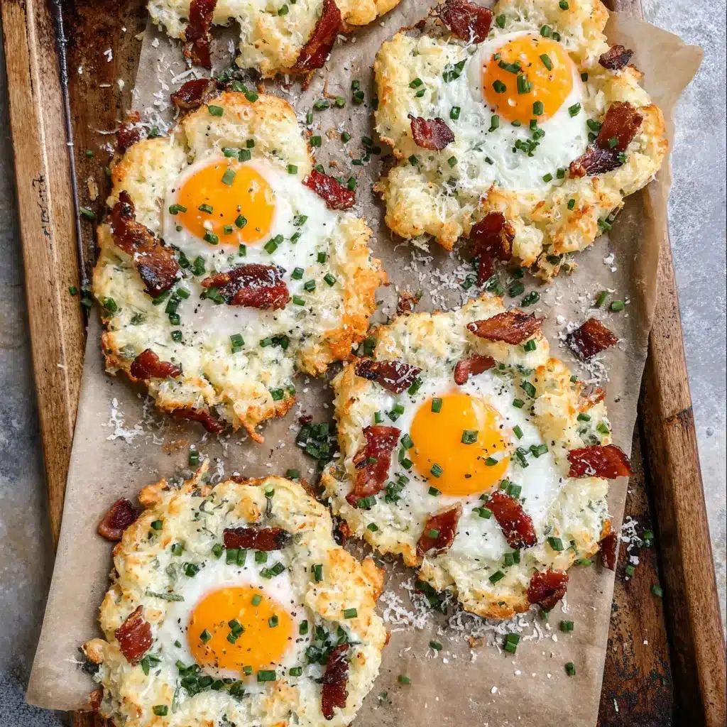 Bacon Parmesan & Chive Egg Clouds