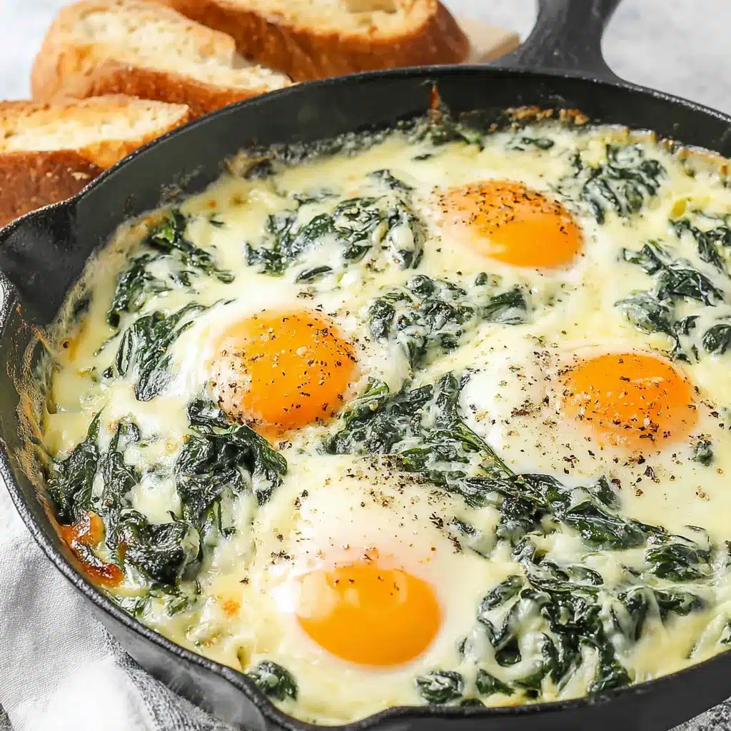 Baked Eggs Florentine