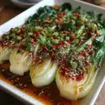 Bok Choy with Ginger Chili Sauce