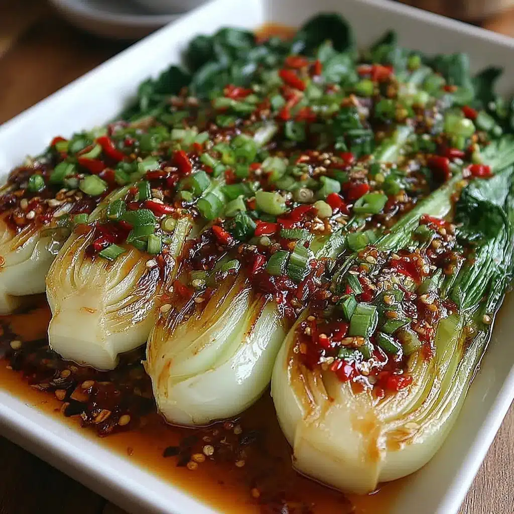 Bok Choy with Ginger Chili Sauce