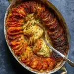 Cheesy Root Vegetable Gratin