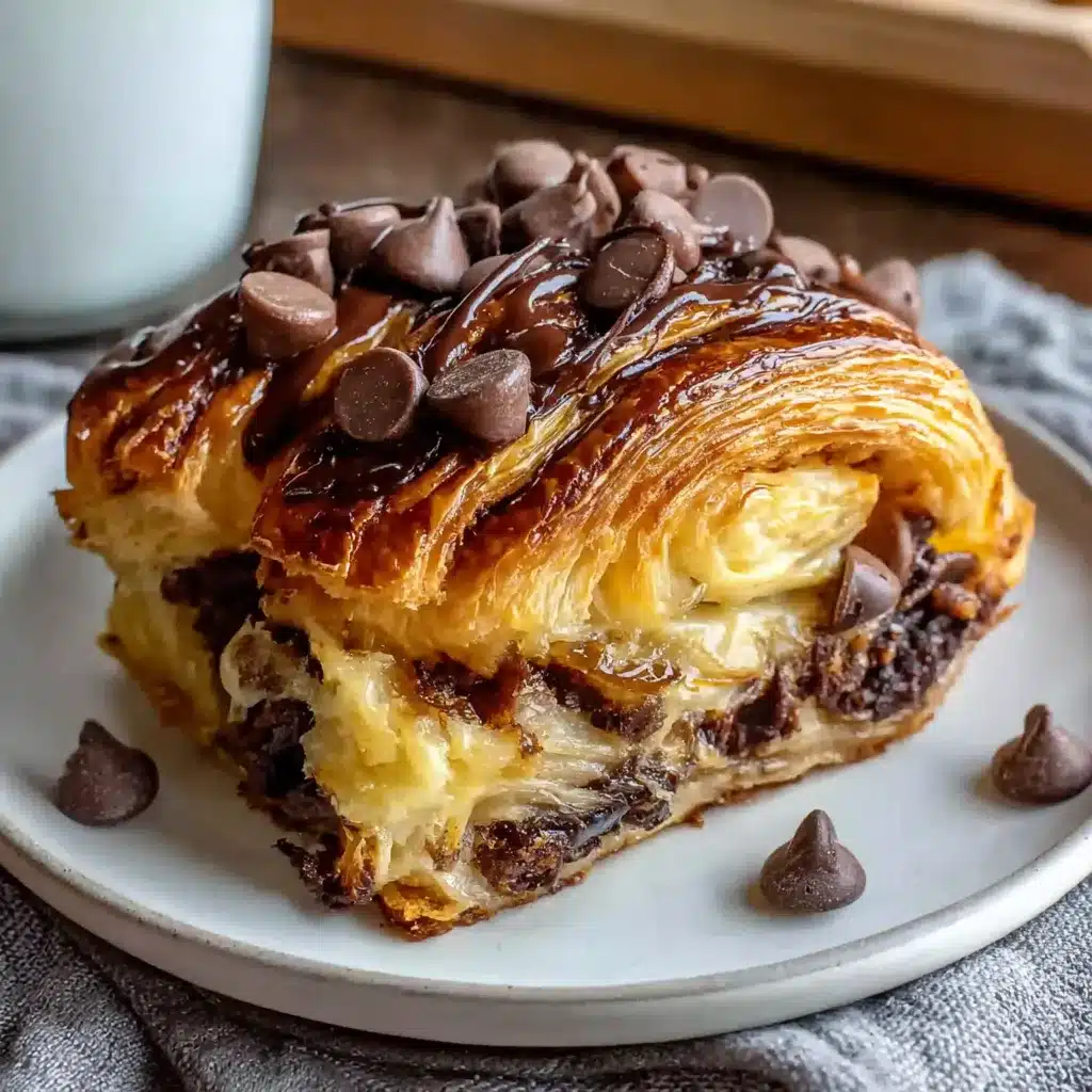 Chocolate Croissant Breakfast Bake
