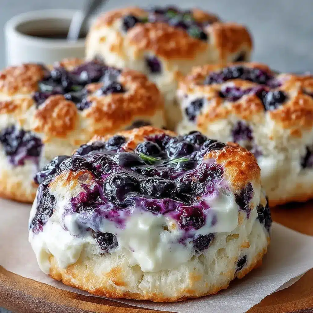 Cottage Cheese Blueberry Cloud Bread