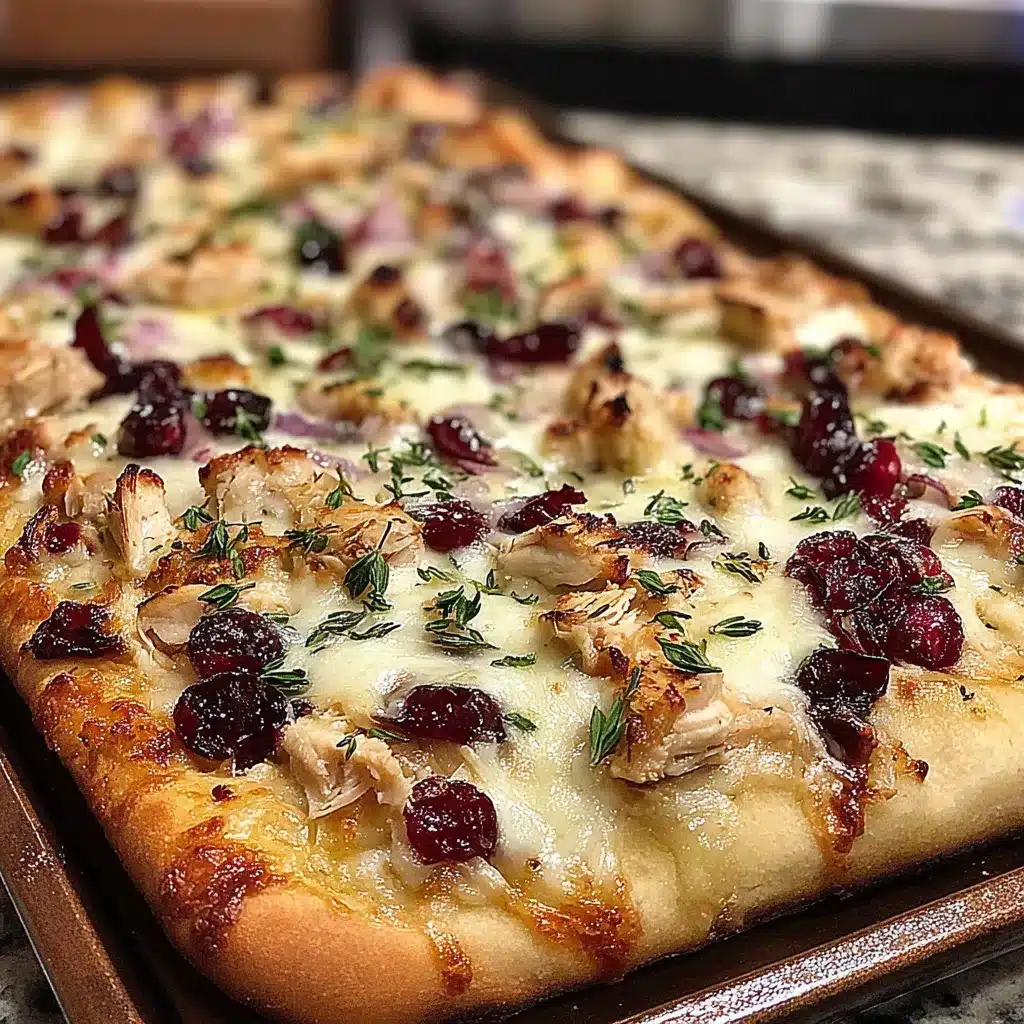 Cranberry Chicken & Brie Pizza