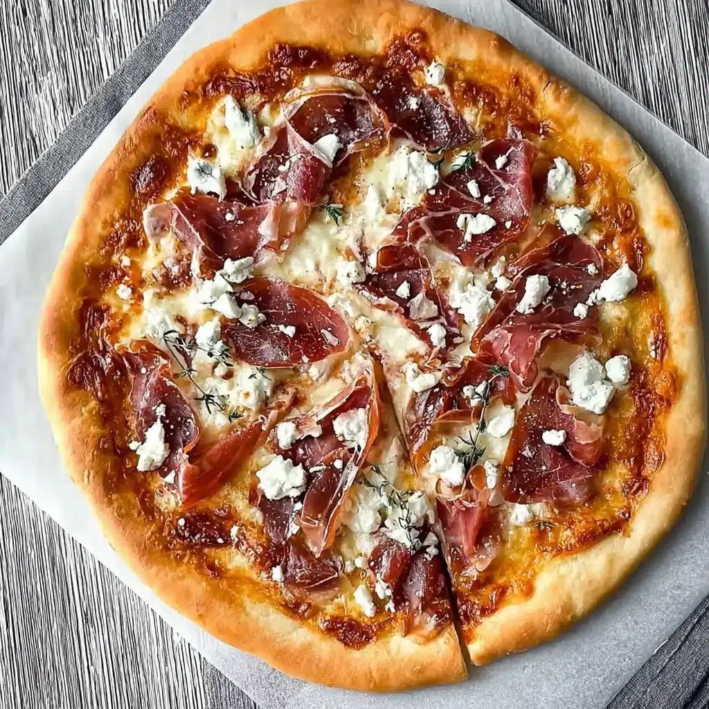 Fig Pizza With Goat Cheese And Prosciutto