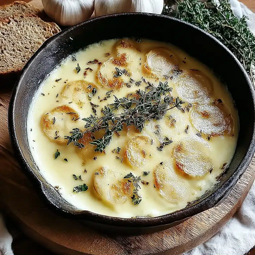 Homemade French Garlic Soup