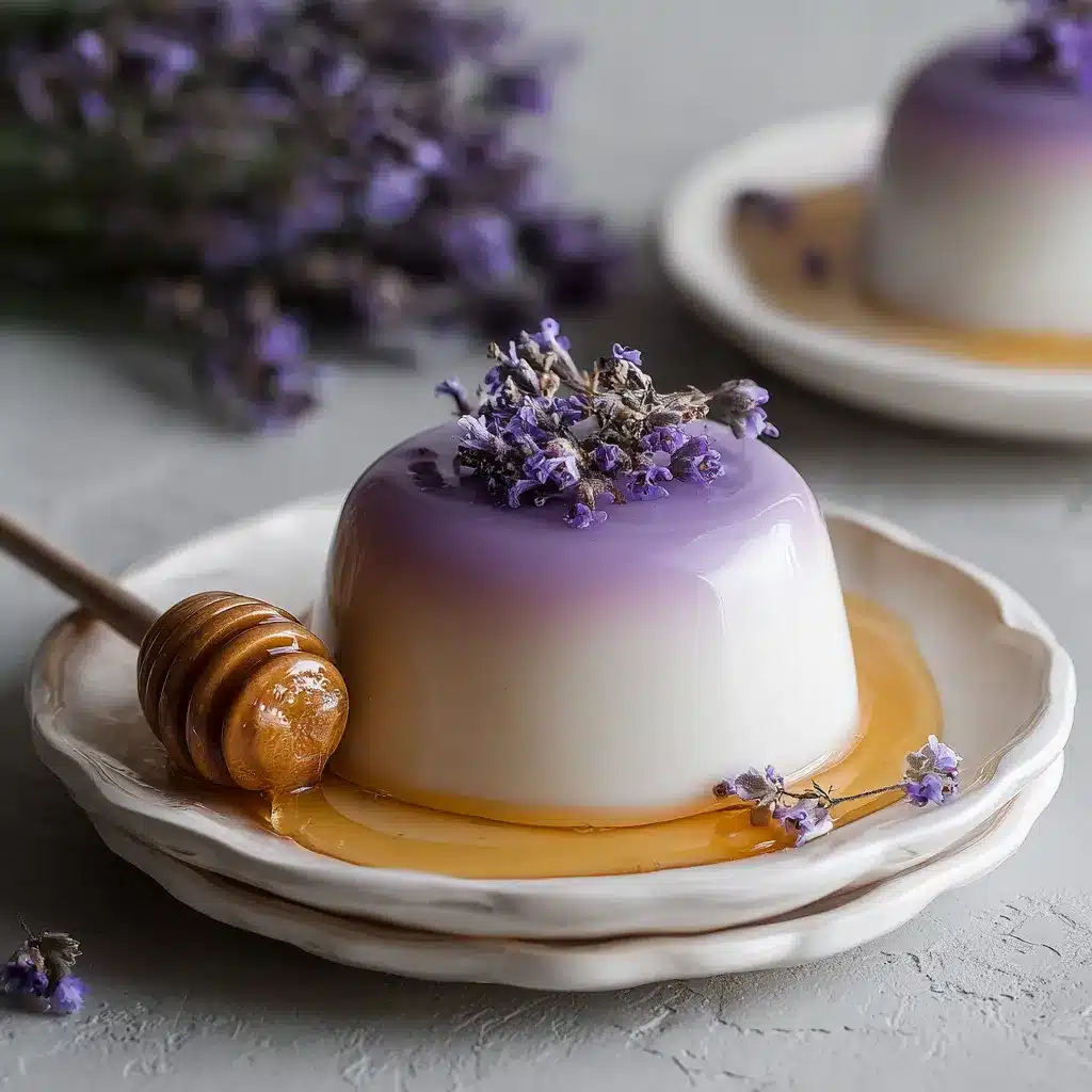 Lavender Honey Panna Cotta