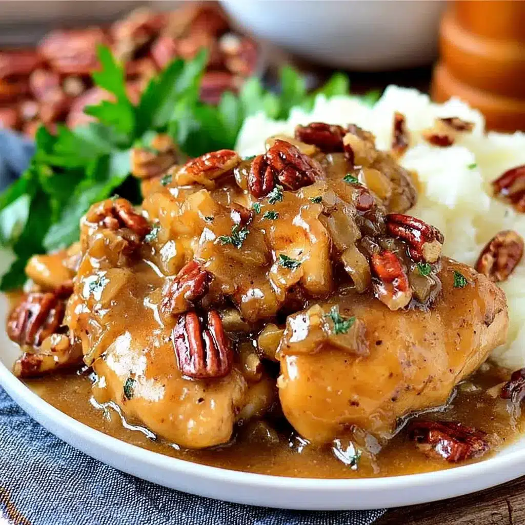 Maple Bourbon Pecan Chicken