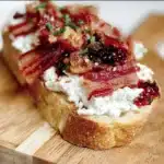 Million Dollar Bacon Goat Cheese Appetizer Log