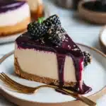 Mulberry & Earl Grey Cheesecake