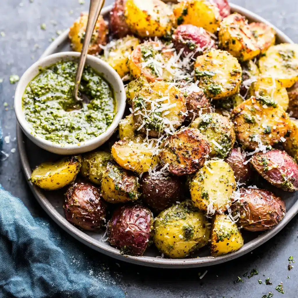 Parmesan Pesto Roasted Potatoes