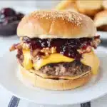 Peanut Butter & Jelly Bacon Cheeseburger