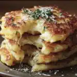 Potato and Onion Cheese Pancakes