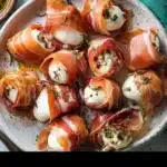 Prosciutto Wrapped Mozzarella Bites