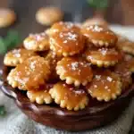 Salted Caramel Cracker Bites