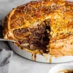 Steak and Onion Meat Pie