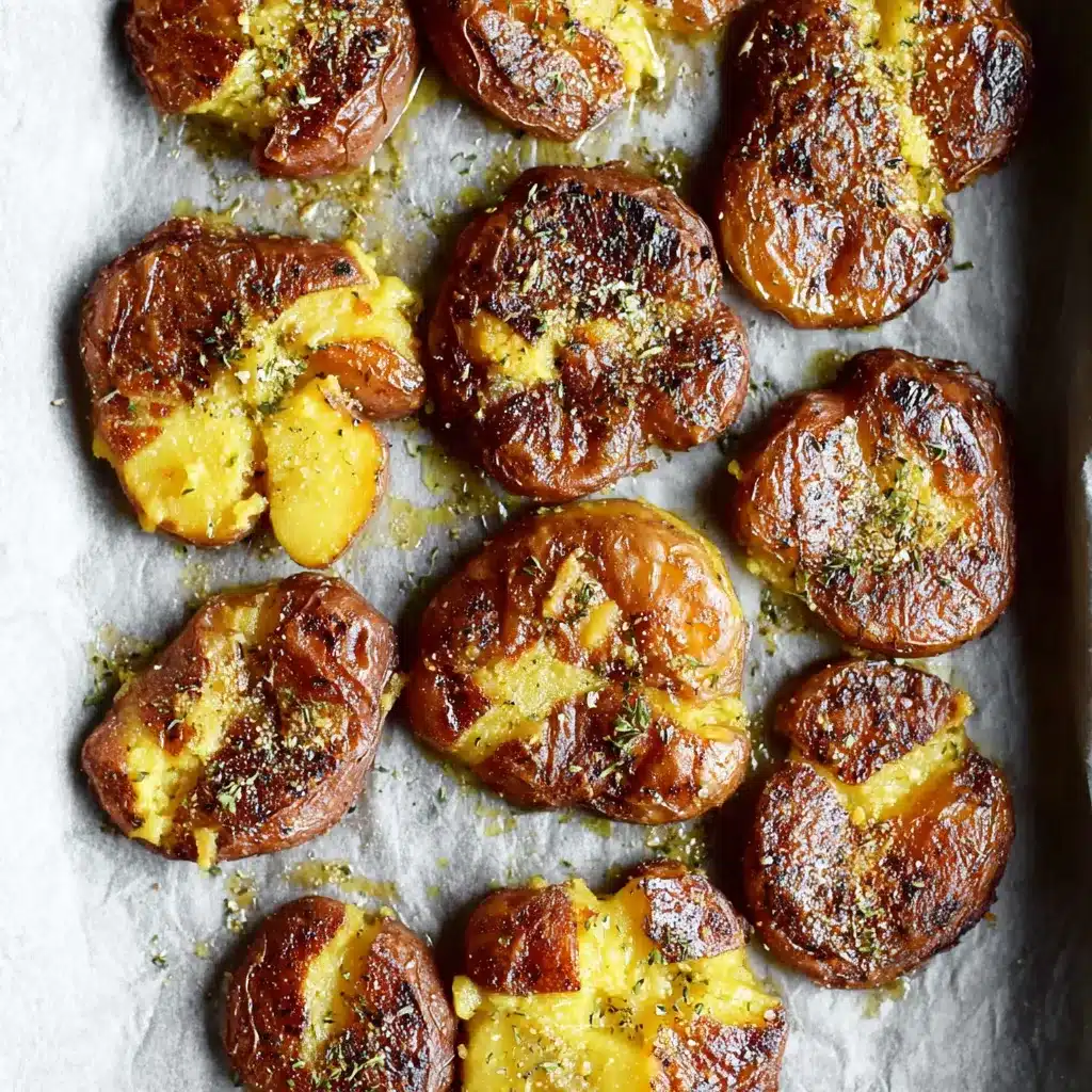 Vegan Thanksgiving-Style Smashed Potatoes