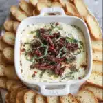 Warm Goat Cheese Dip with Sun-Dried Tomatoes