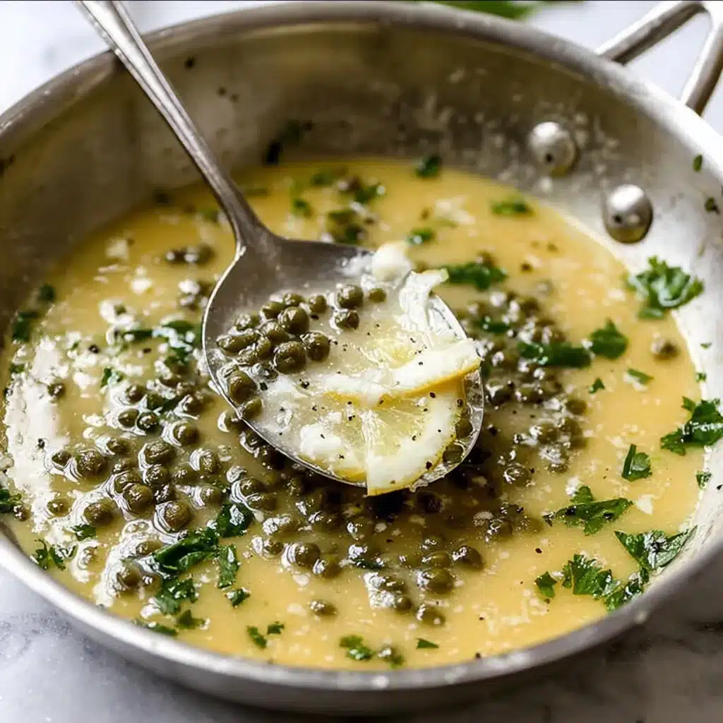 White Wine Lemon Caper Sauce