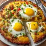 Breakfast Pizza Hash Brown Crust