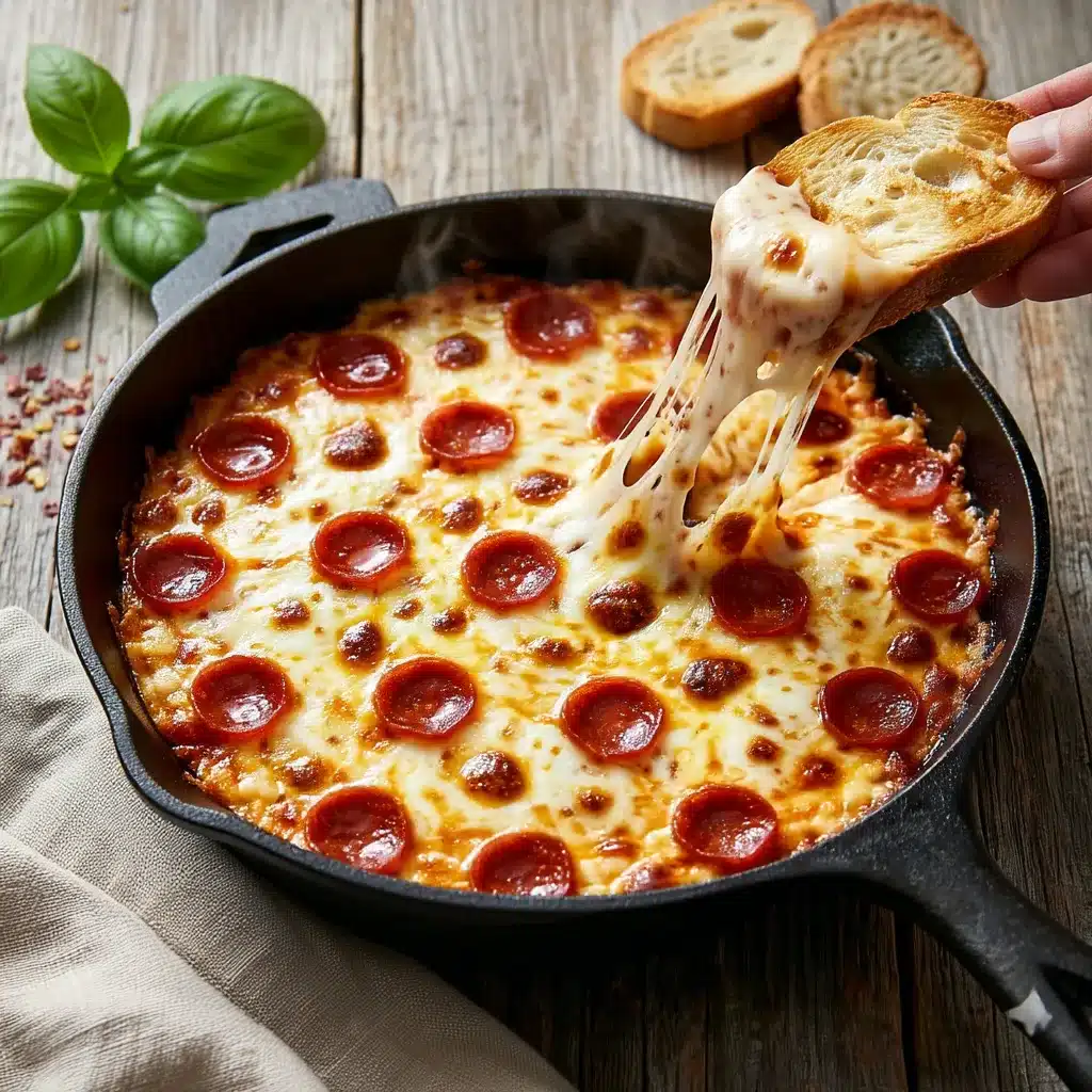 Cast Iron Skillet Pizza Dip