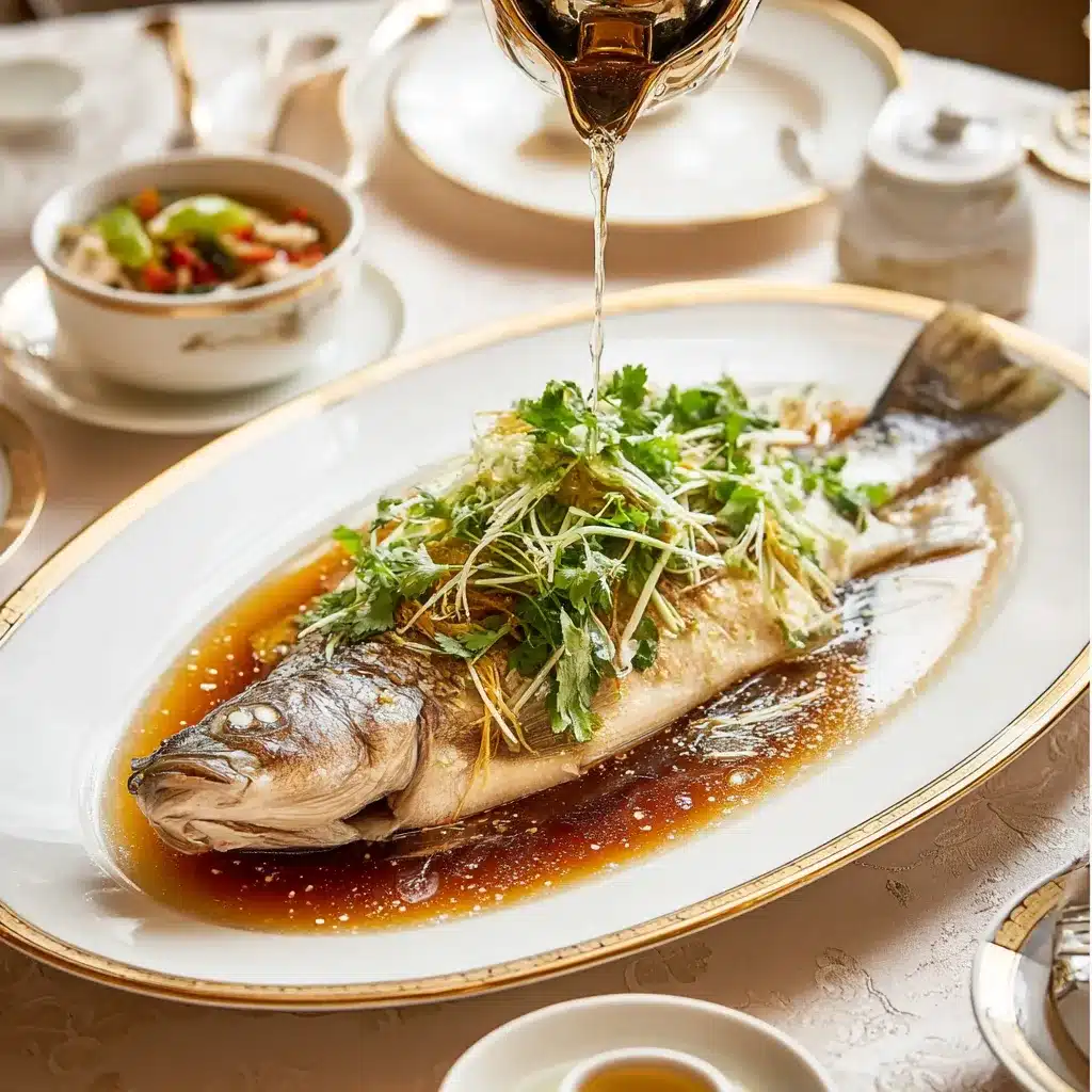 Chinese Steamed Whole Fish