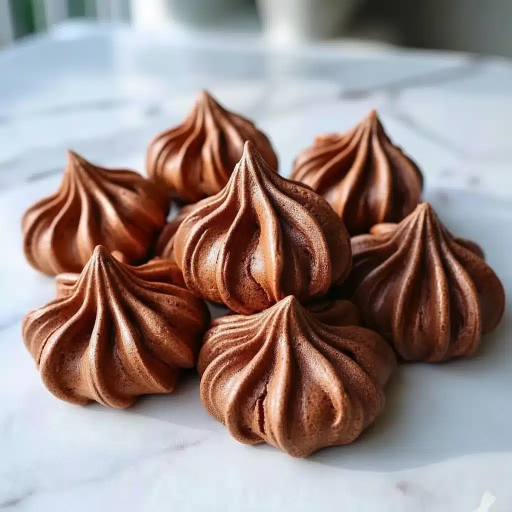 Chocolate Meringue Cookies
