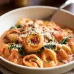 Creamy Spinach Tomato Tortellini