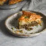 Egyptian beef goulash ( phyllo beef pie )