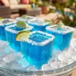 Frozen Blue Margarita Jello Shots