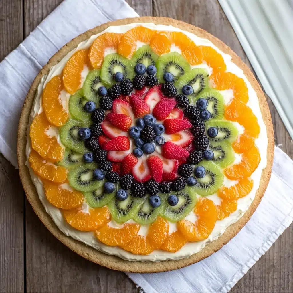 Fruit Pizza with Sugar Cookie Crust