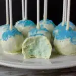 Glacier Blue Velvet Cake Pops