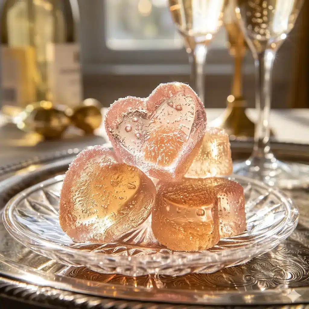 Gummy Champagne Heart Jellies