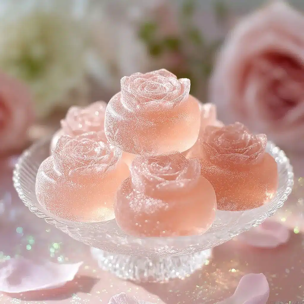Gummy Rose Water & Lychee Jellies