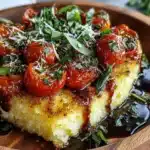 Herbed Polenta & Roasted Tomato Bake