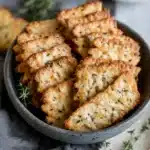 Homemade Cheddar Herb Crackers