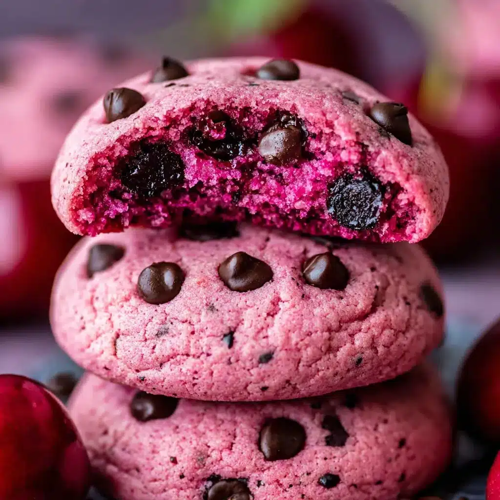 Maraschino Cherry Chocolate Chip Cookies