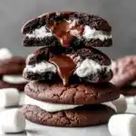 Marshmallow Hot Cocoa Surprise Cookies