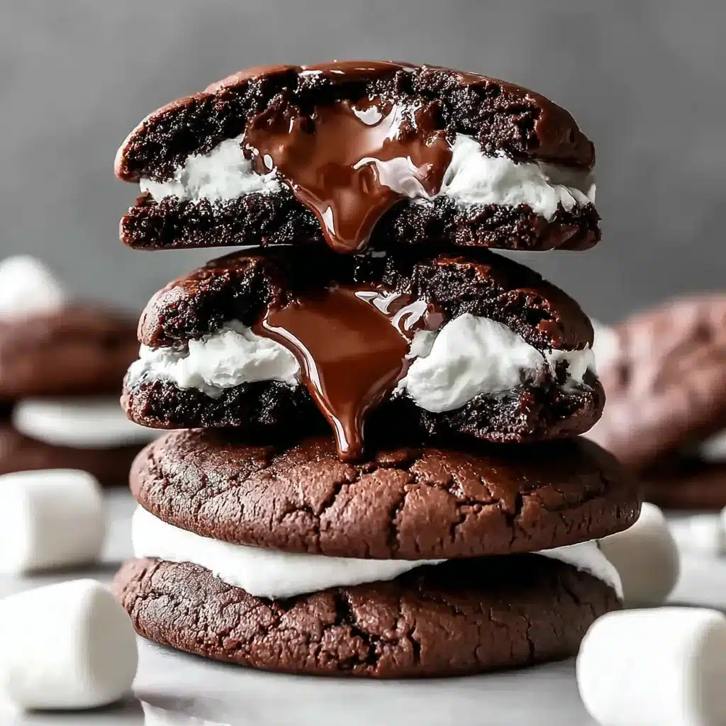 Marshmallow Hot Cocoa Surprise Cookies