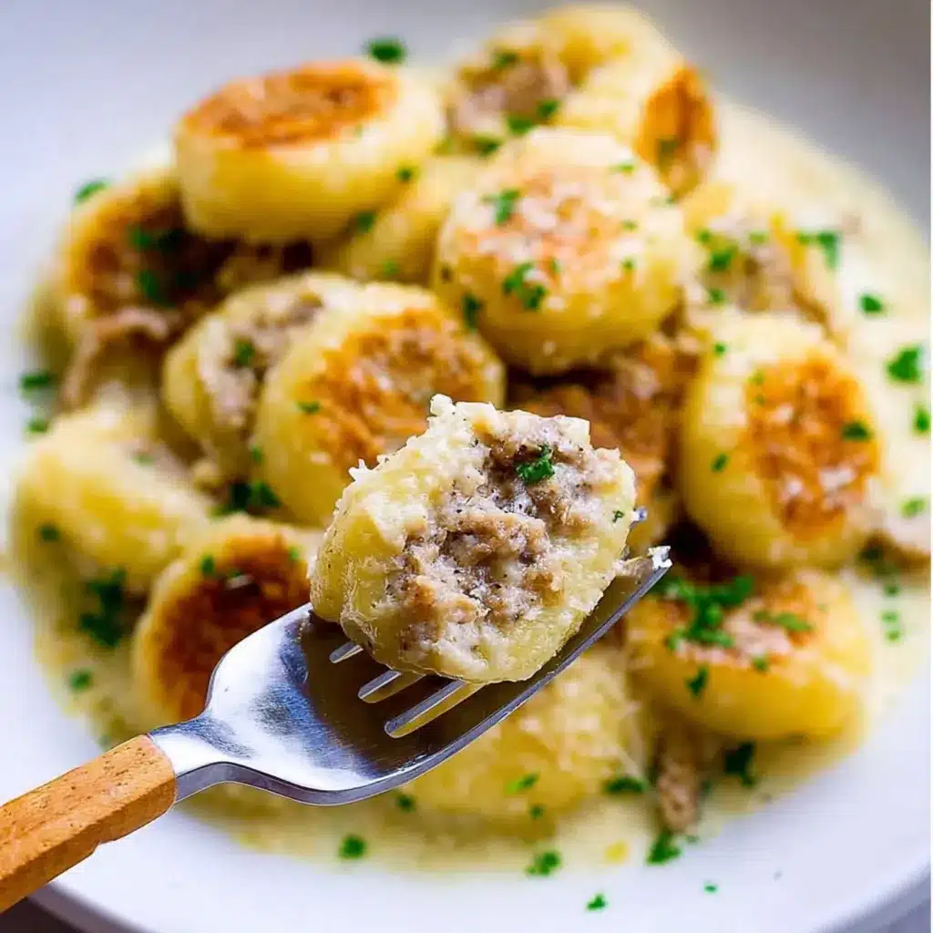 Millionaire Gnocchi With Creamy Sauce