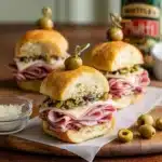 Mini Muffuletta Sandwiches