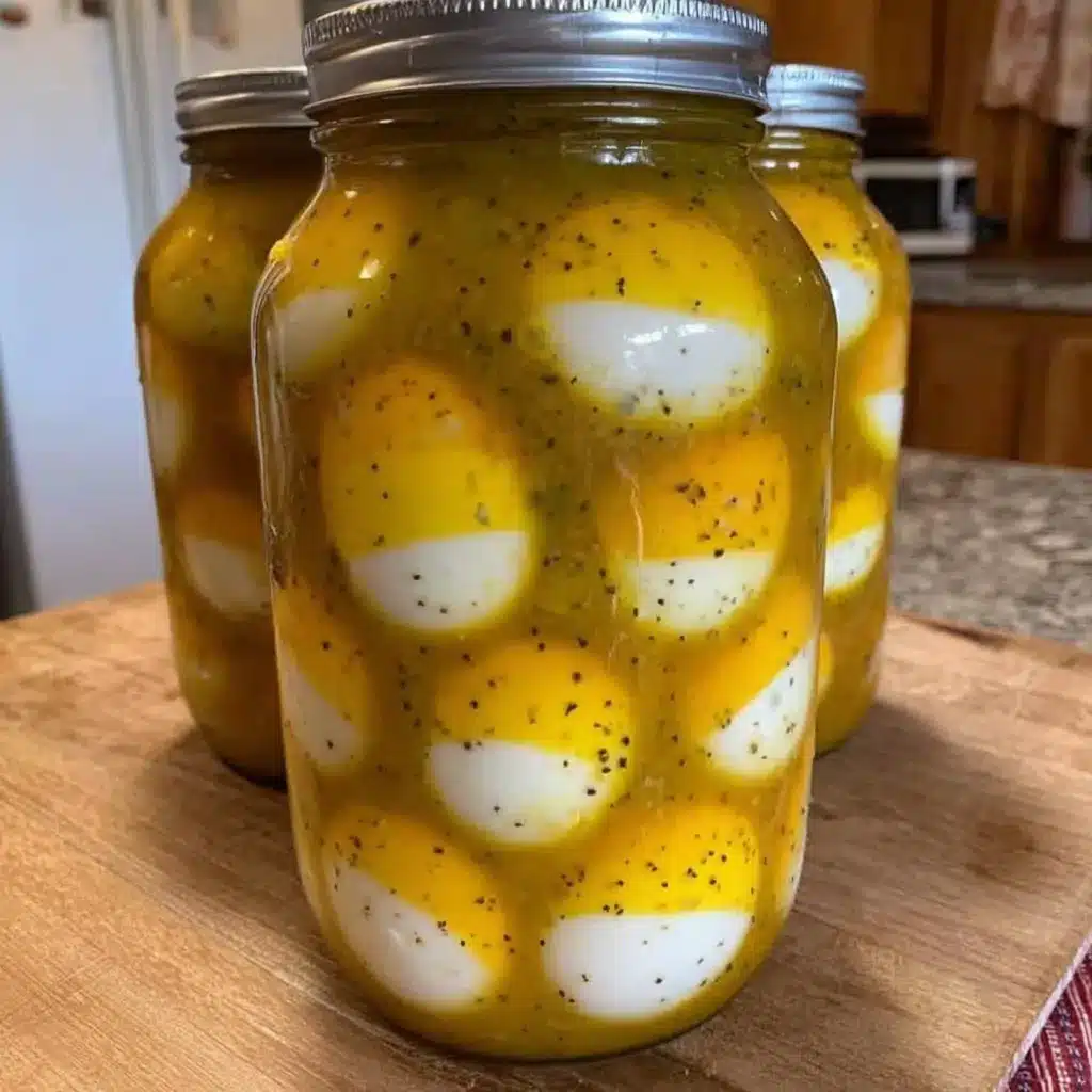 Mustard Pickled Eggs