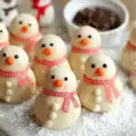 No-Bake Snowman Truffles