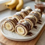Nutella & Banana Sushi Rolls