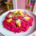 Pink Beet Pasta Sauce (Barbie Pasta)