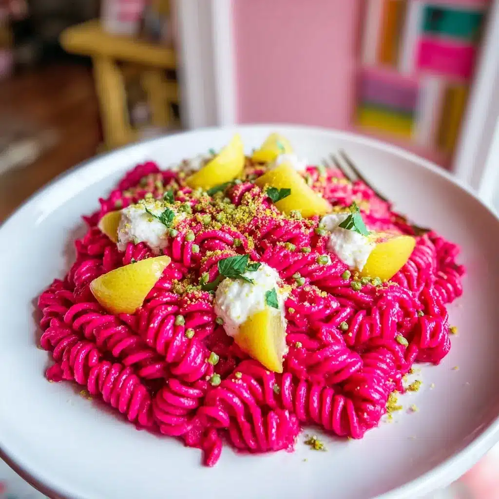 Pink Beet Pasta Sauce (Barbie Pasta)