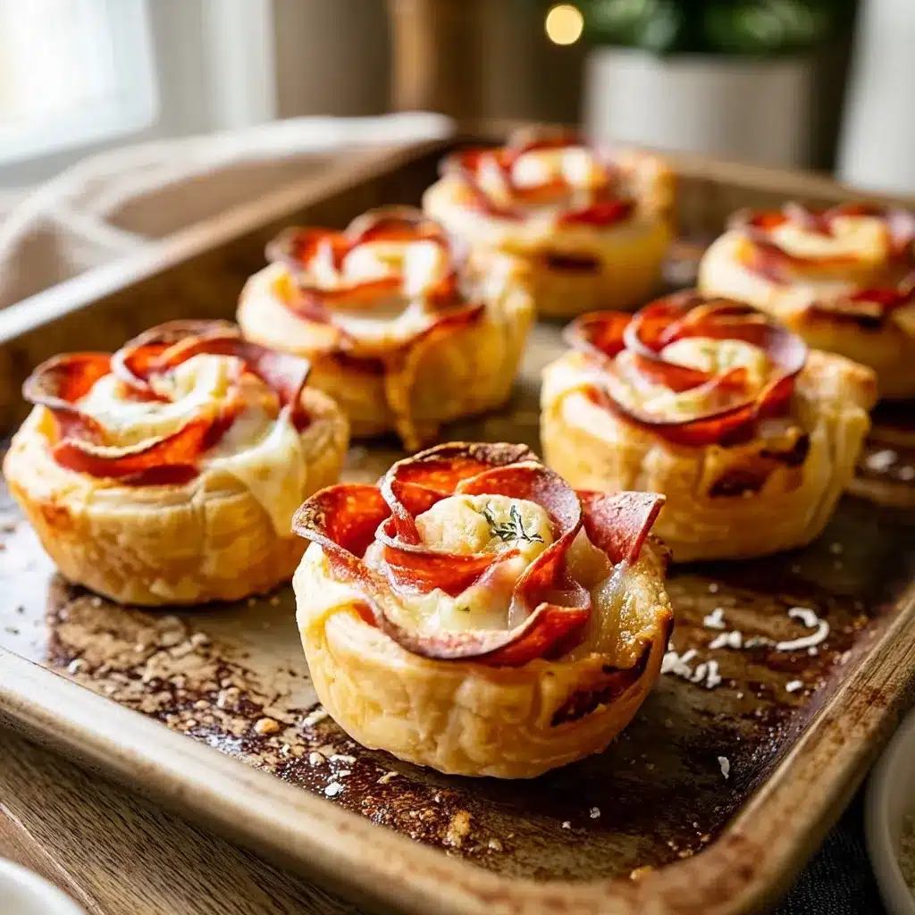 Pizza Roses (Puff Pastry)